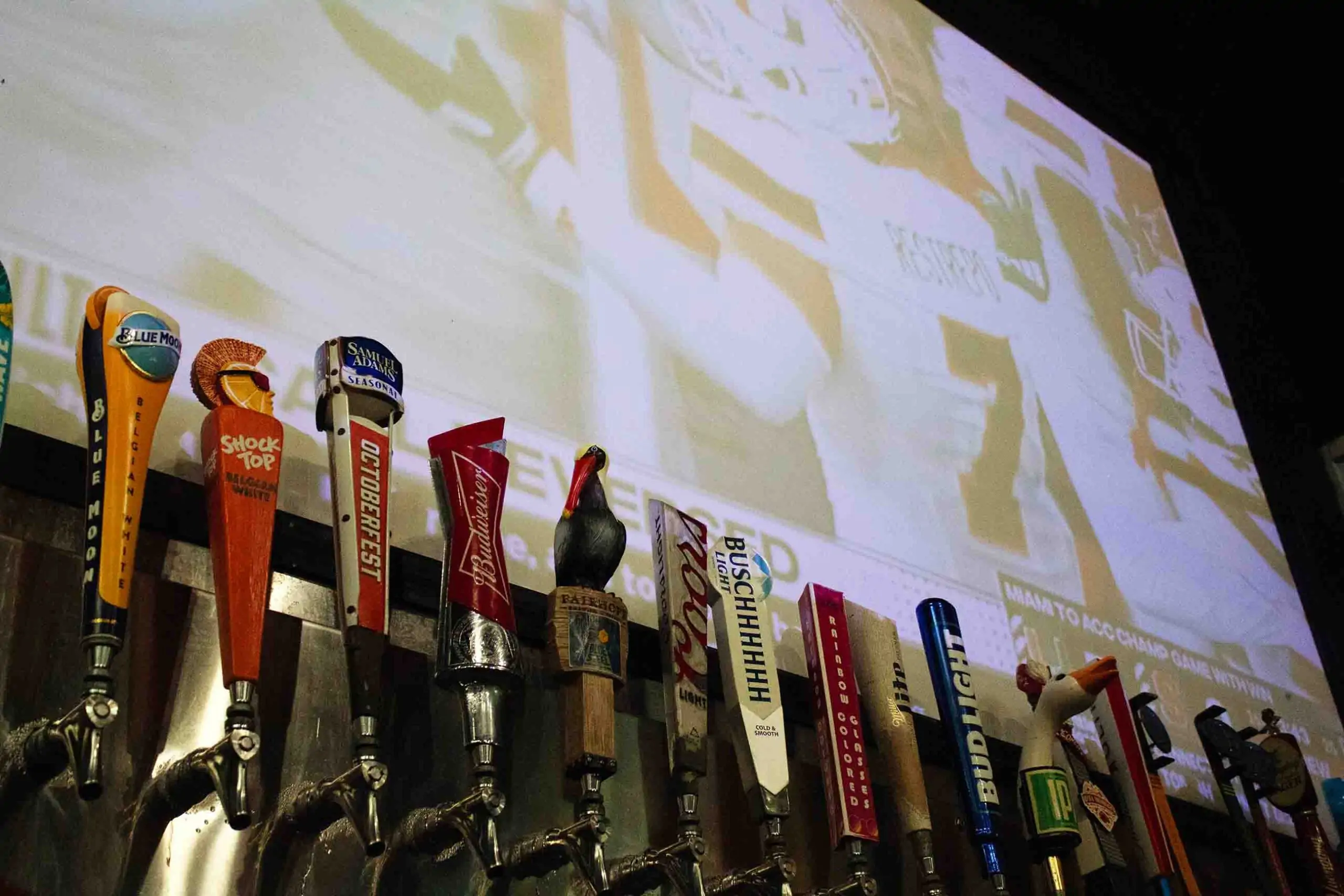 Sandbar seafood and BBQ bar in Panama City Beach with TVs showing sports