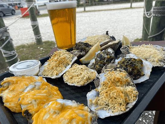 Sandbar Baked Oysters