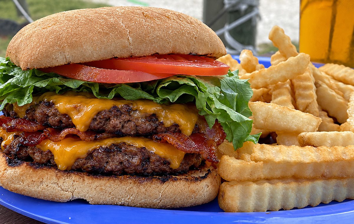Sandbar Rammer Jammer Double Bacon Cheeseburger